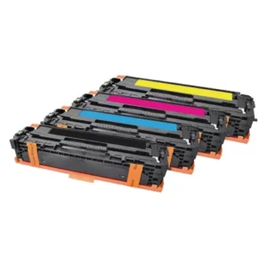 Q-Connect HP CP1025 LaserJet Toner Cartridge CMYK (4 Pack) CE310A/11A/12A/13A-COMP