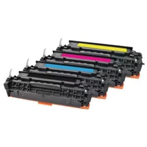 Q-Connect HP CP1215/CP1515 LaserJet Toner Cartridge CMYK (4 Pack) CB540A/41A/43A/42A-COMP