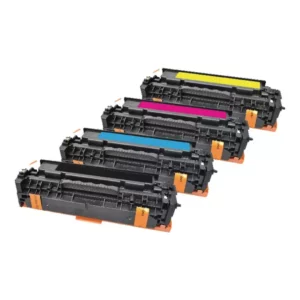 Q-Connect HP CP4025 LaserJet Toner Cartridge CMYK (4 Pack) CE260A/61A/62A/63A-COMP