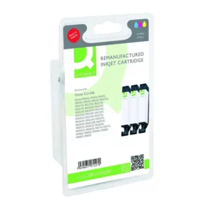 Q-Connect Canon CLI-526BK Reman Black Inkjet Cartridge 4540B001