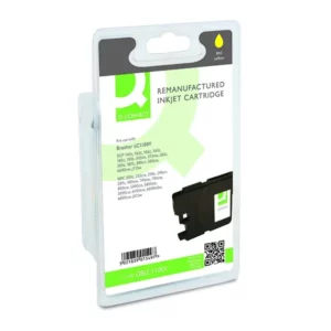 Q-Connect Brother Reman Yellow Inkjet Cartridge LC1100Y